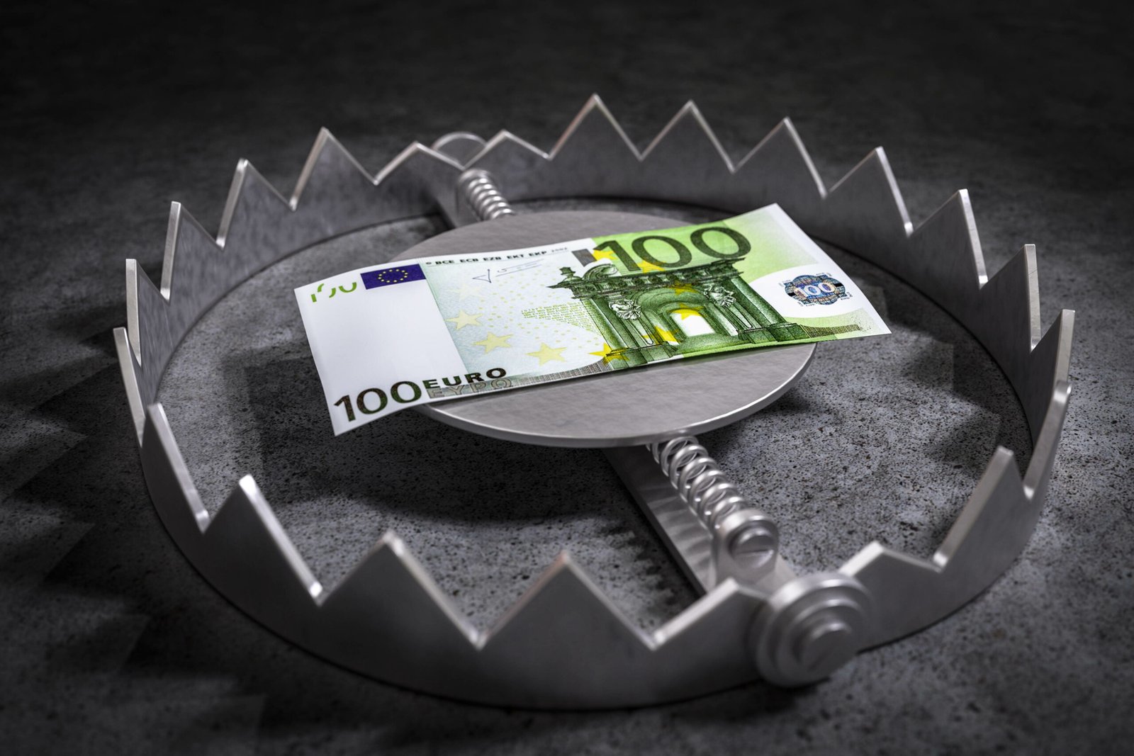 Wenn die Bärenfalle mit einem Geldschein lockt und zuschnappt ist es oft zu spät und eine Insolvenz ist unumgänglich